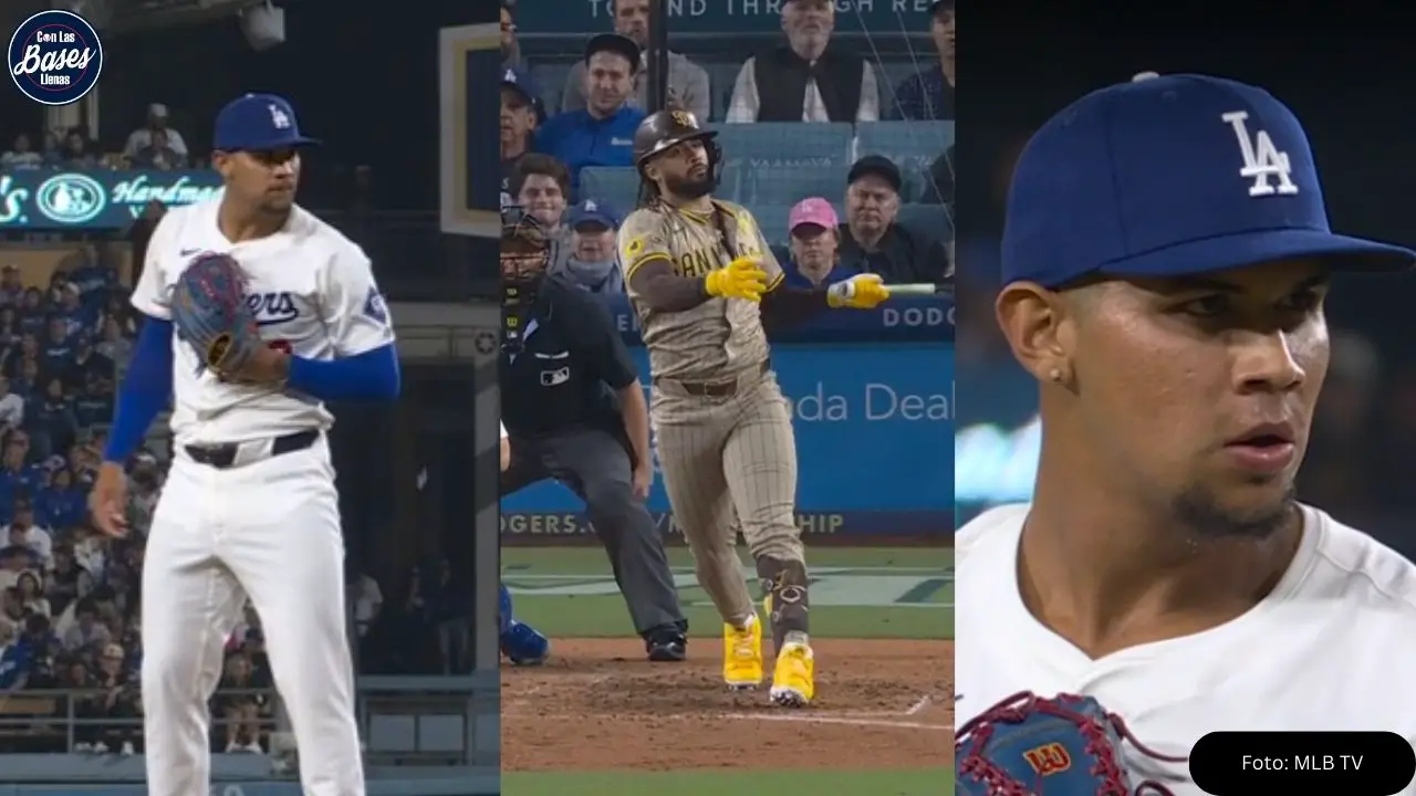 Dodgers: Edgardo Henríquez debuta y poncha a 101 MPH a Fernando Tatis Jr (VIDEO)