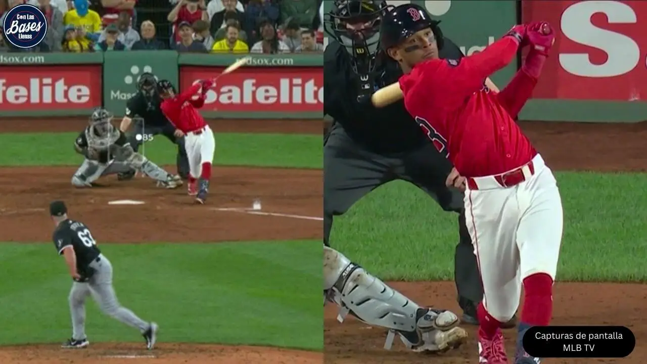 Red Sox ROMPE RACHA con JONRÓN de 381 ft (VIDEO)