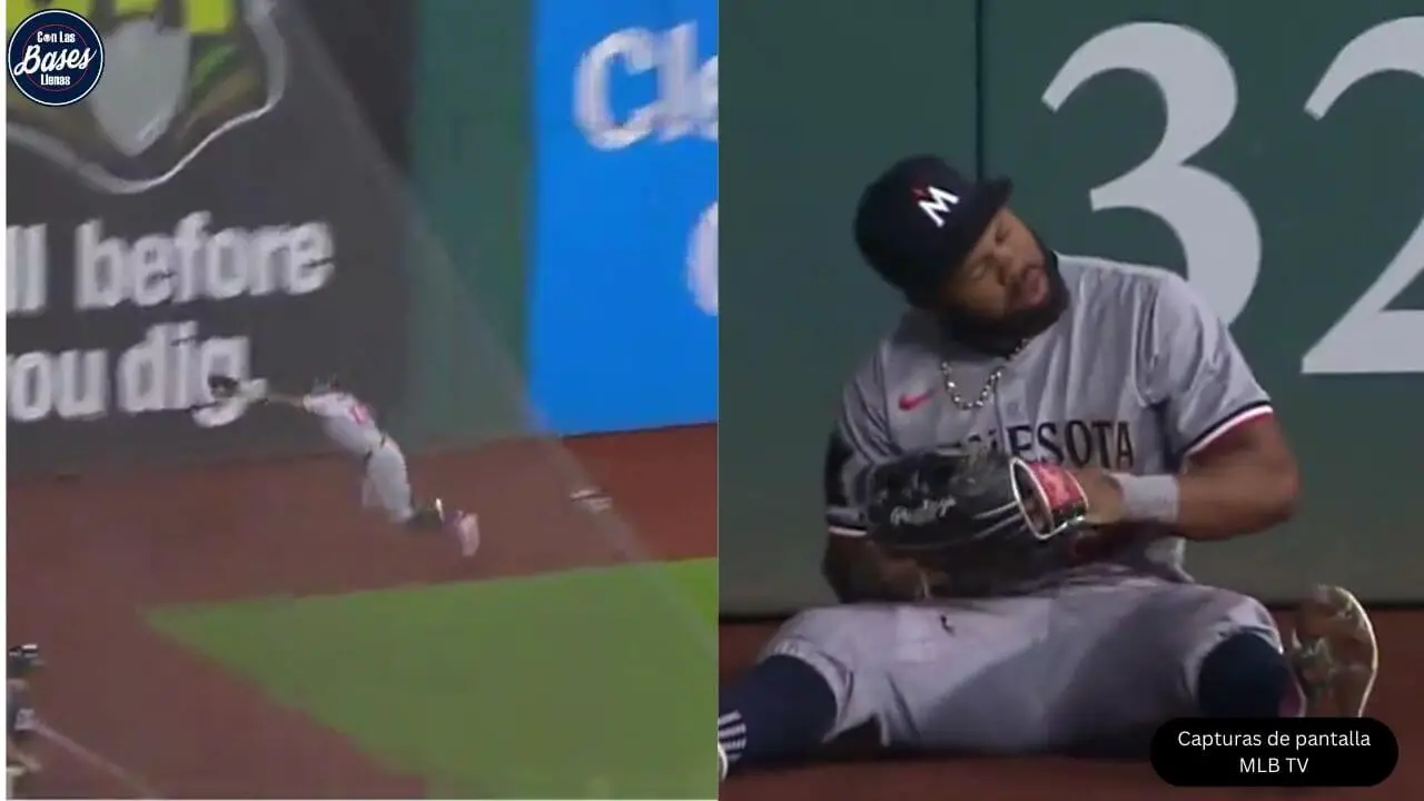 Manuel Margot "VUELA" para hacer atrapadón del día (VIDEO)