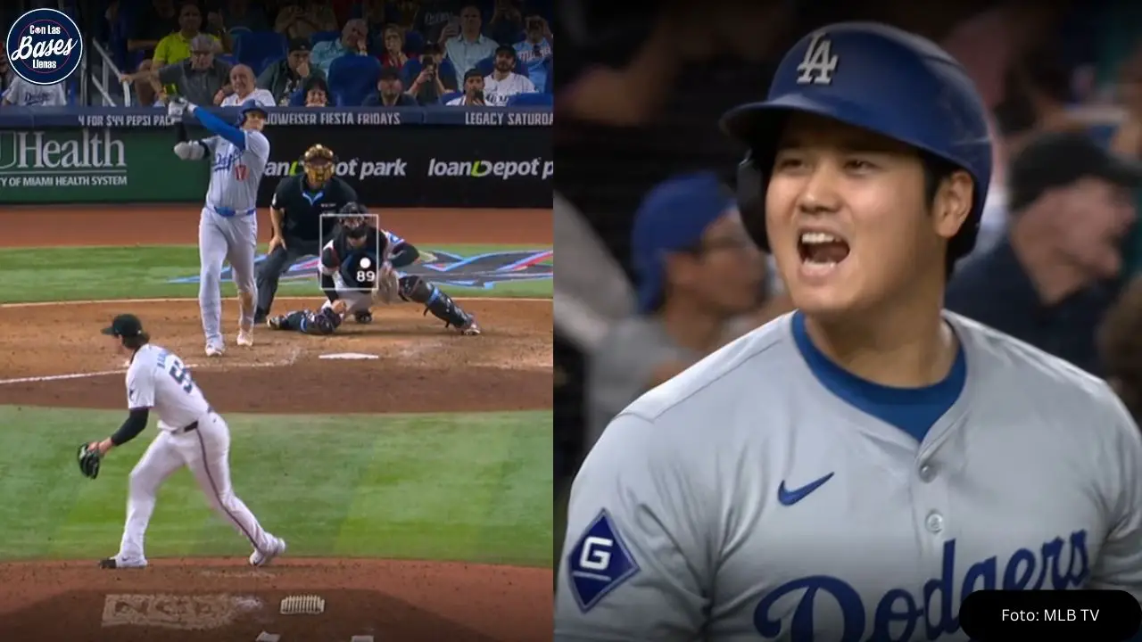 Shohei Ohtani hace lo imposible y concreta el 50/50 con Dodgers (VIDEO)