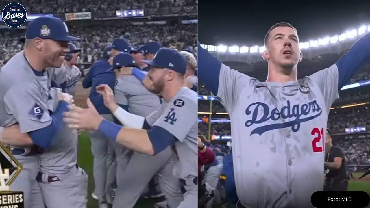 Dodgers de Los Ángeles se coronan campeones de la Serie Mundial 2024 de MLB