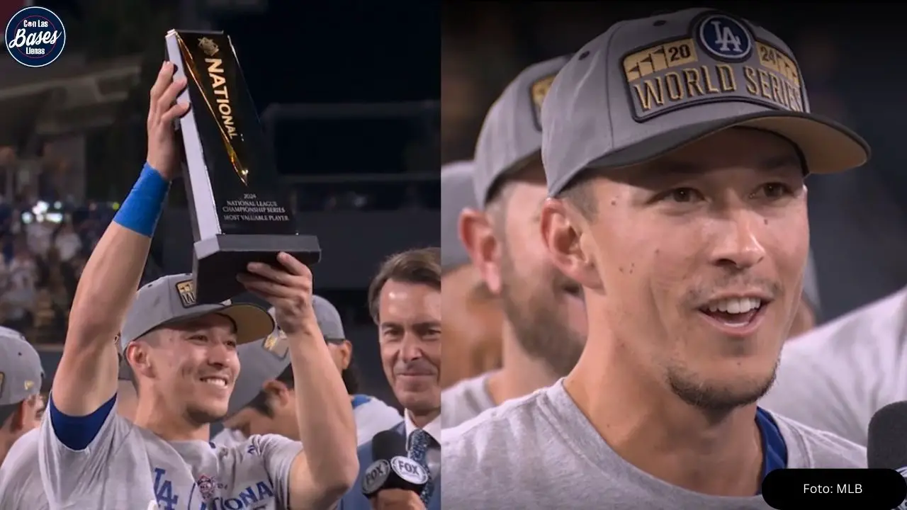 Tommy Edman se proclama MVP de la Serie de Campeonato con Dodgers (VIDEO)