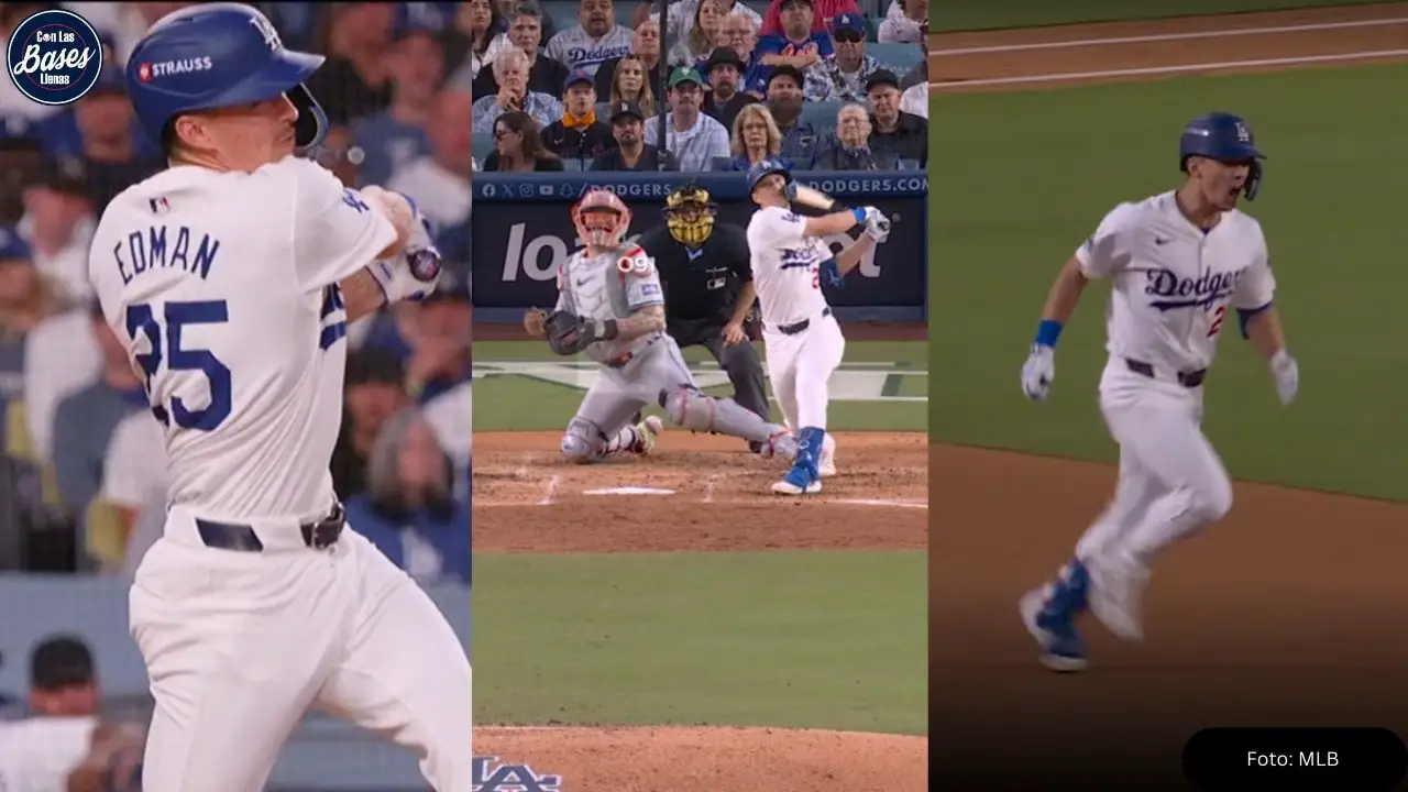 Dodgers: Tommy Edman hace historia con HR en Juego 6 NLCS 2024 (VIDEO)